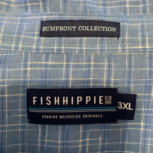 NWOT Fish Hippie 3XL Rumfront Collection shirt - Picture 2 of 4